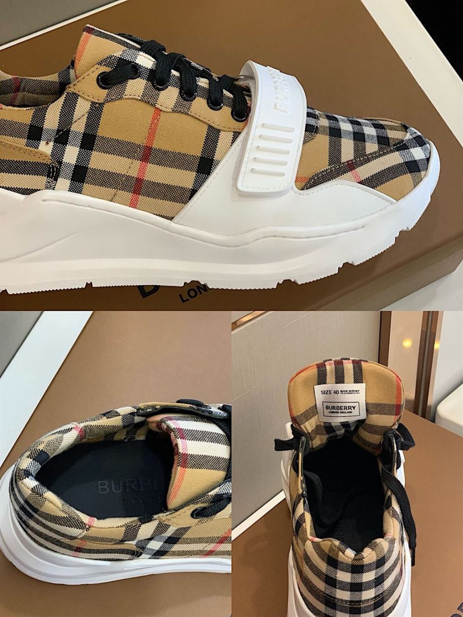 BURBERRY VINTAGE CHECK COTTON SNEAKER - BBR07