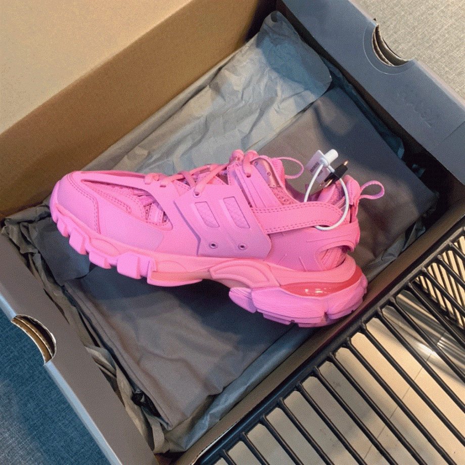 Balenciaga Track 3 Sneakers In Pink - Bb023