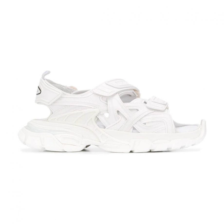 Balenciaga Track Sandals In White - BBG002