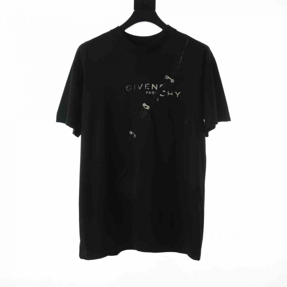 Givenchy Oversized T-Shirt With Trompr-L'oeil Effect - GIVS007