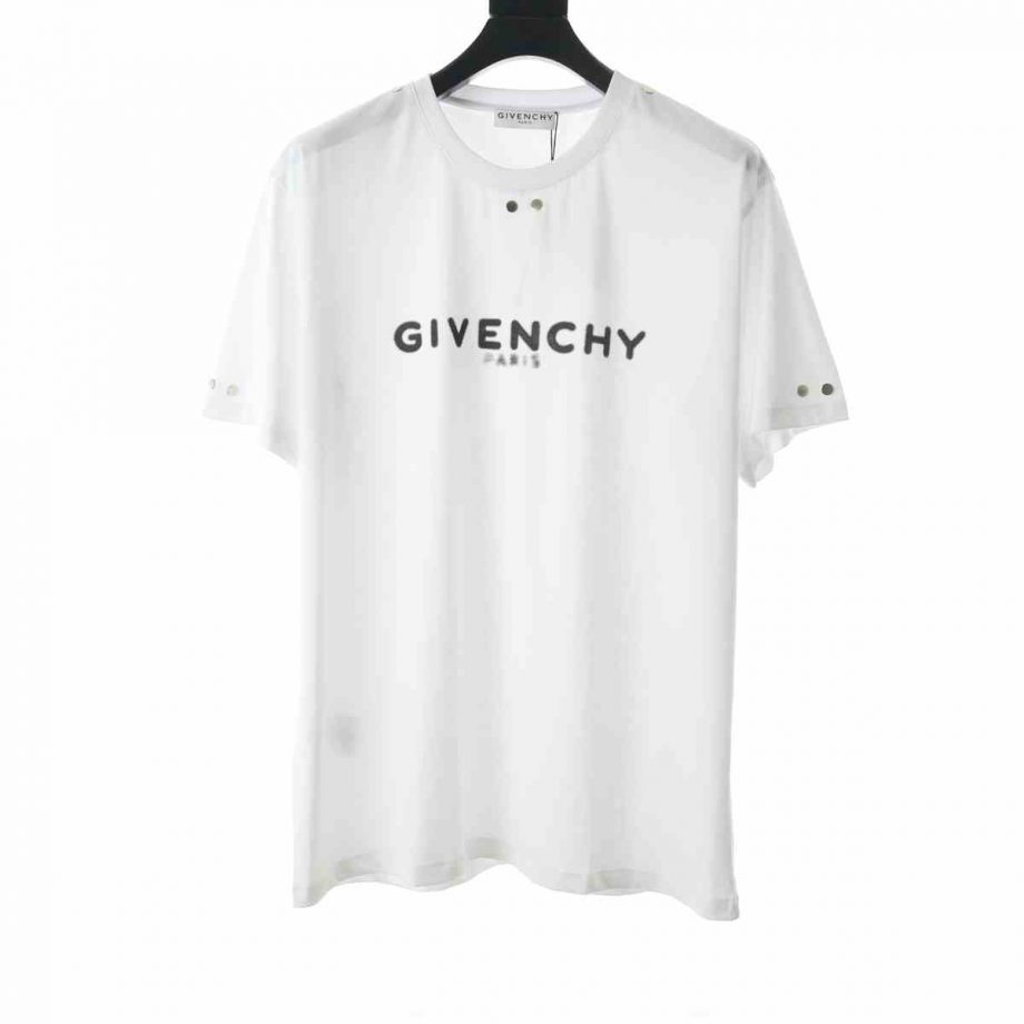 Givenchy T-Shirt With Metallic Details - GIVS005