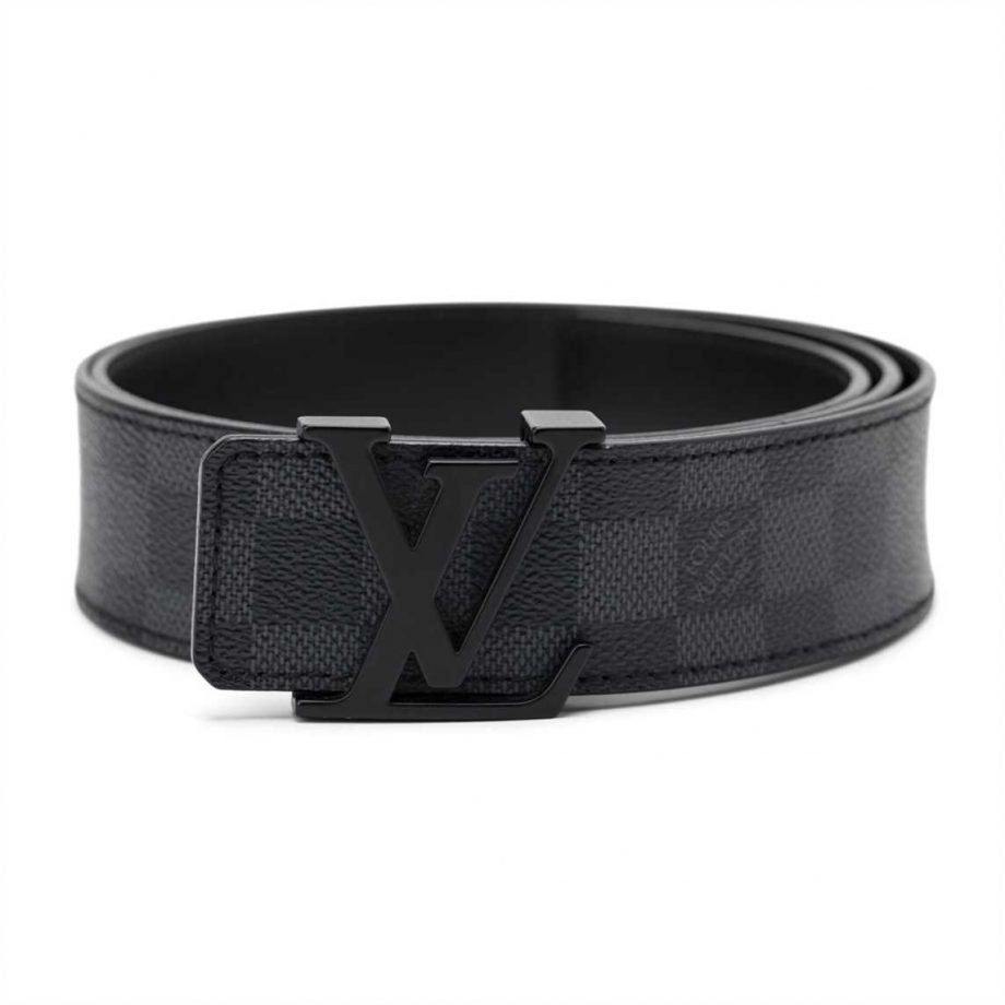 Louis Vuitton Belt Initiales Damier Graphite Back Grey - LBT067