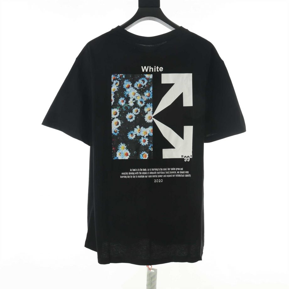 Off White Daisy Flower T-Shirt - OFW008