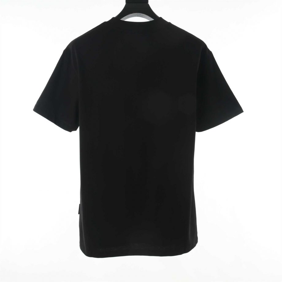 Palm Angels Black T-Shirt With Print - PMA024