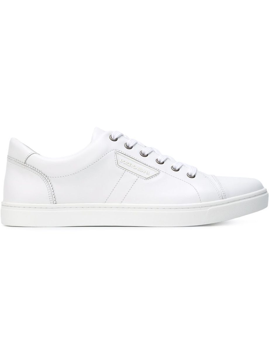 Dolce & Gabbana White Leather London Sneakers - DG244