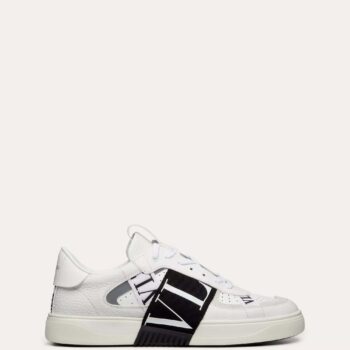 Low-Top Calfskin VL7N Sneaker with Bands - VLS046