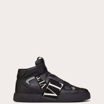 Mid-Top Calfskin VL7N Sneaker With Bands - VLS034