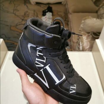 Mid-Top Calfskin VL7N Sneaker With Bands - VLS034