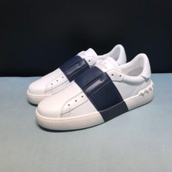 Open White Calfskin Sneaker - VLS029