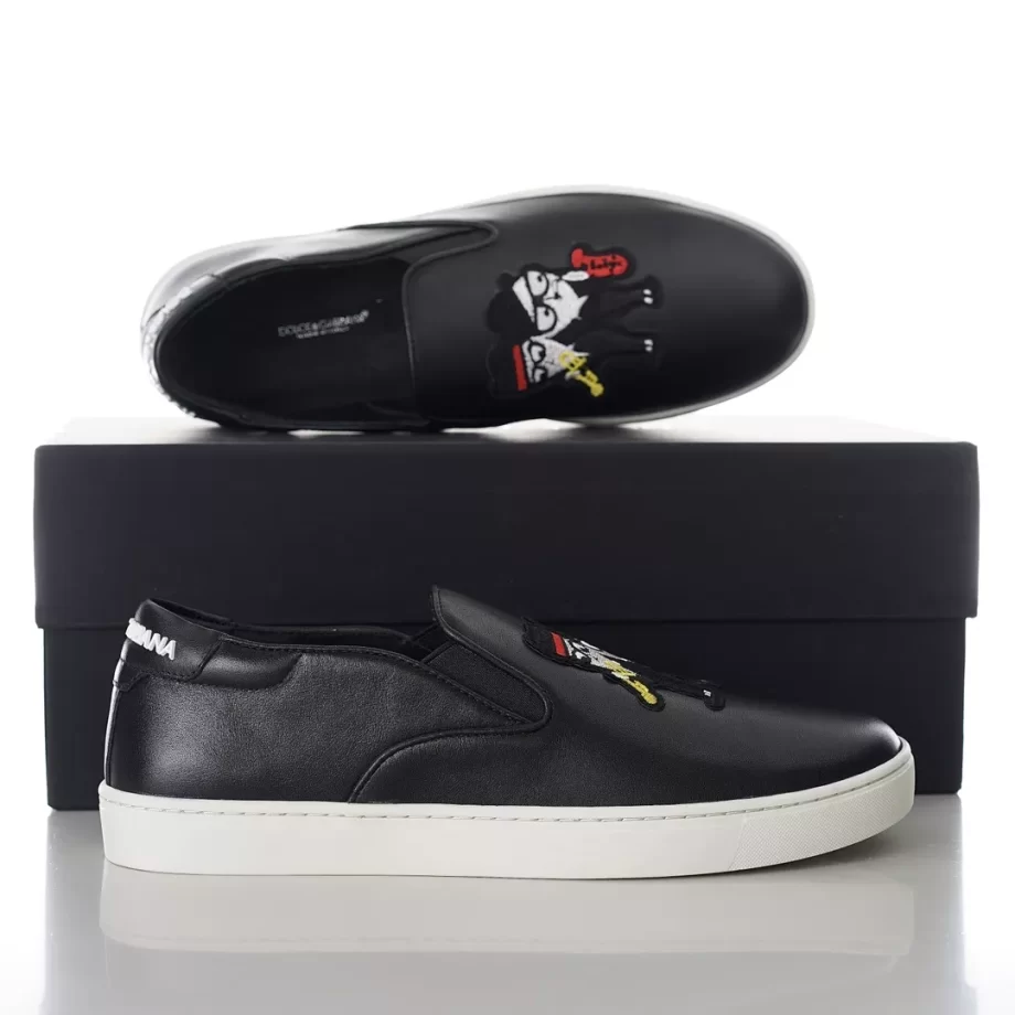 Dolce&Gabbana Slip on Black with unique shape - DG286