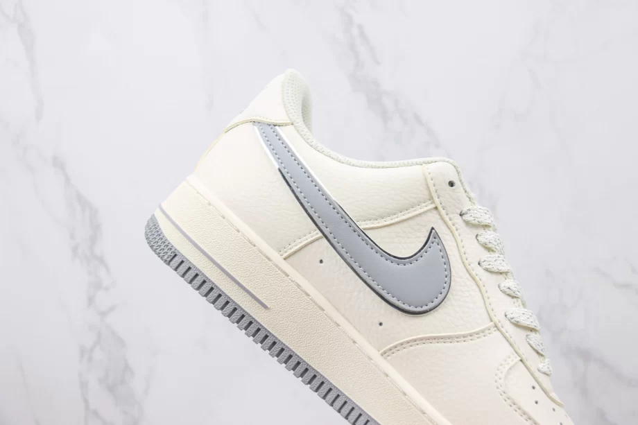 Nike AF1 Low "Keep" White Light Grey - AF037