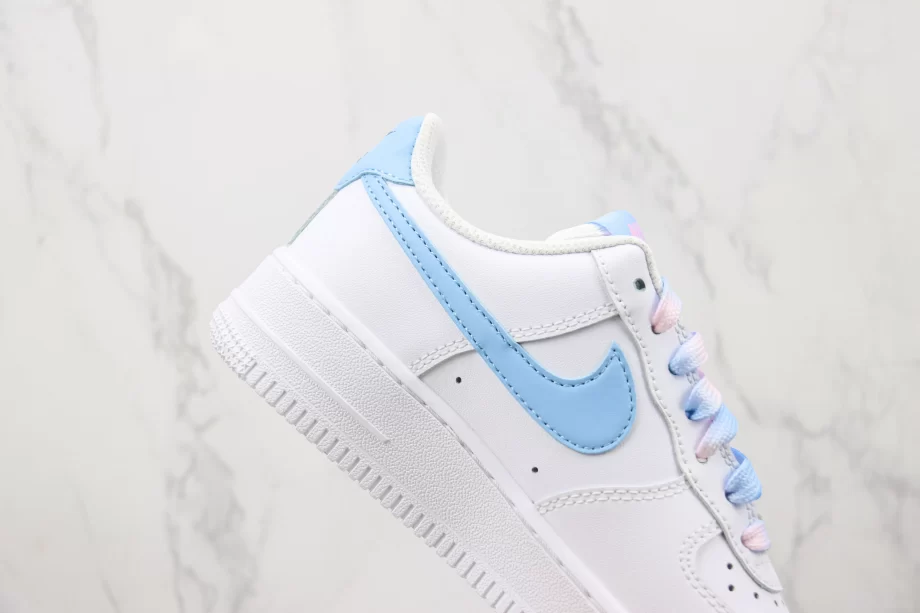 Nike Air Force 1 White Blue Pink - AF015