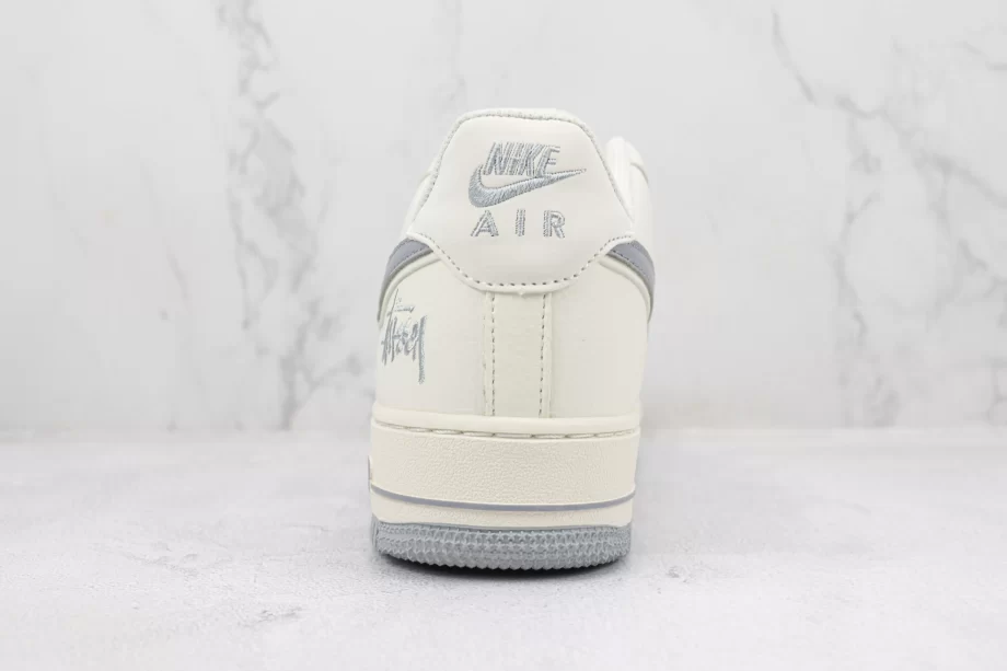 Nike Air Force 1 Low White Swoosh Grey - AF028