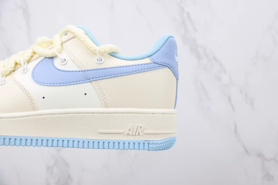 Nike Air Force 1 Cream Blue Sky - AF024