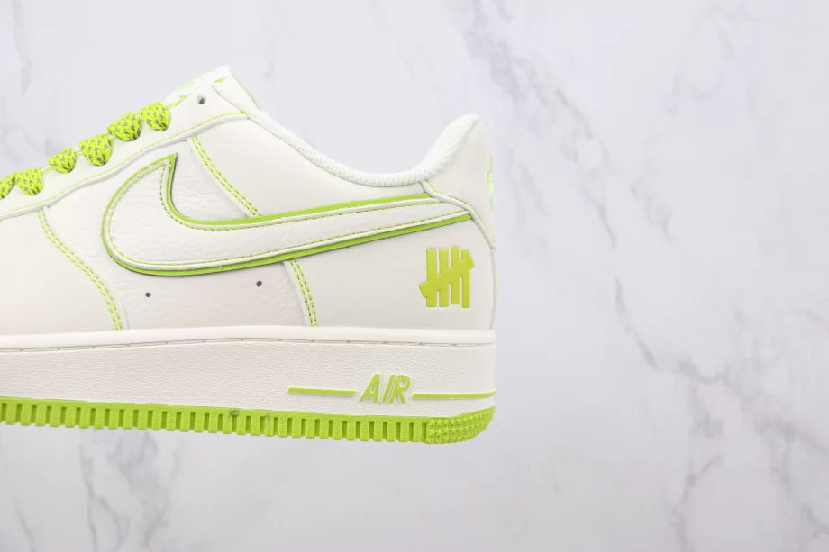 Nike Air Force 1 White and Neon - AF016