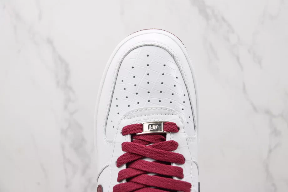 Nike Air Force 1 White and Red - AF018