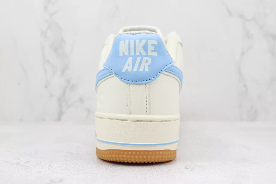 Nike AF1 Low Cream and Blue - AF039