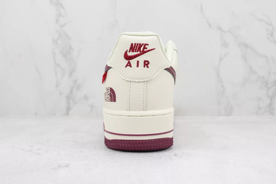 Nike AF1 Low "The North Face" White and Red - AF006