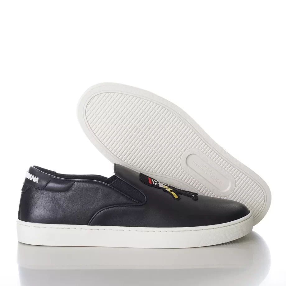 Dolce&Gabbana Slip on Black with unique shape - DG286