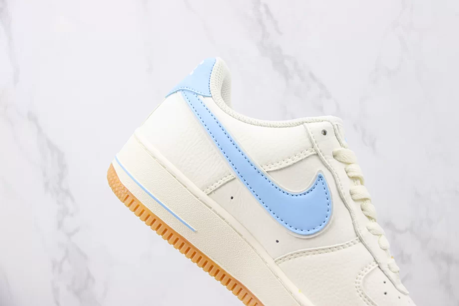 Nike AF1 Low Cream and Blue - AF039