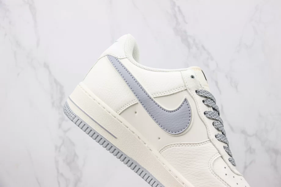 Nike Air Force 1 Low White Swoosh Grey - AF028