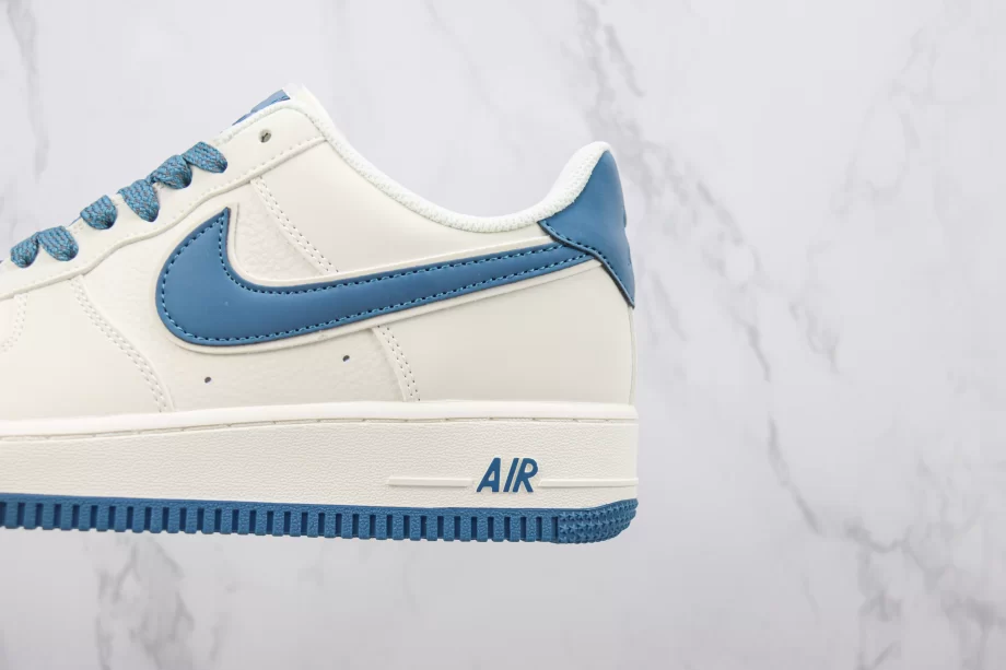 Nike Air Force 1 in White and Blue - AF009