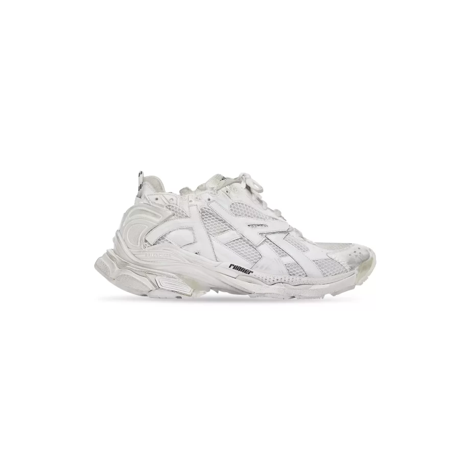 Balenciaga Men's Runner Sneaker in White - BB252