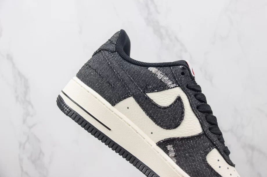 Nike Air Force 1 Low Black Denim - AF034