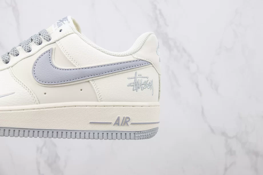 Nike Air Force 1 Low White Swoosh Grey - AF028