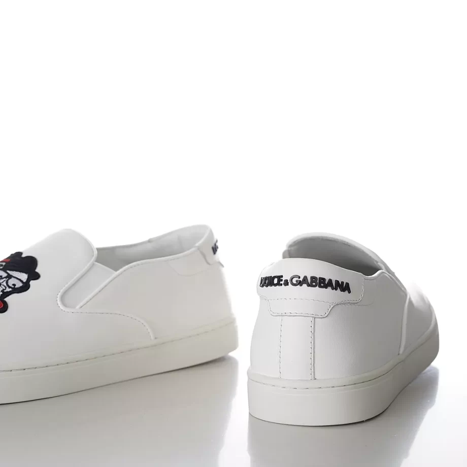 D&G Slip on White with unique shape - DG287