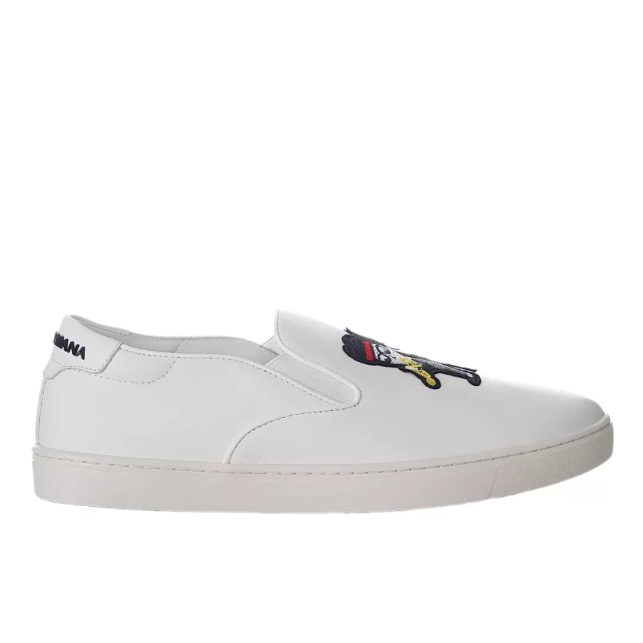 D&G Slip on White with unique shape - DG287