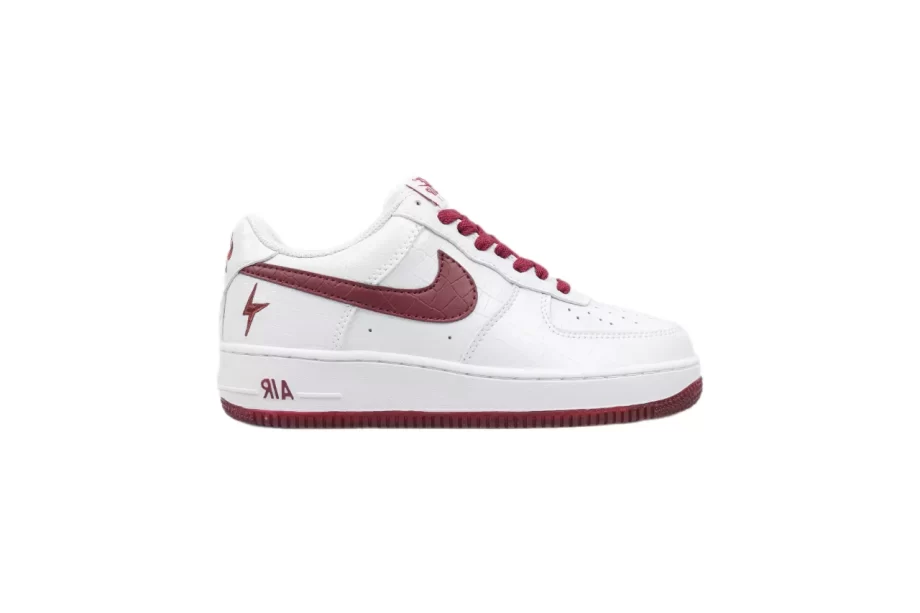 Nike Air Force 1 White and Red - AF018