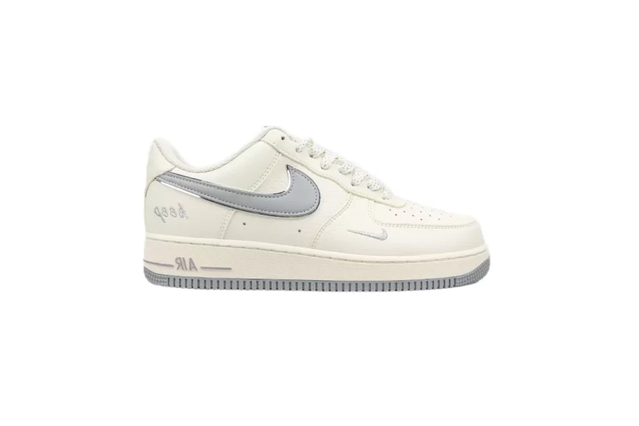 Nike AF1 Low "Keep" White Light Grey - AF037