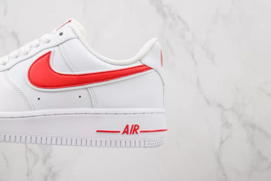 Nike Air Force 1 Low White Gym Red (GS) Kids' - AF057