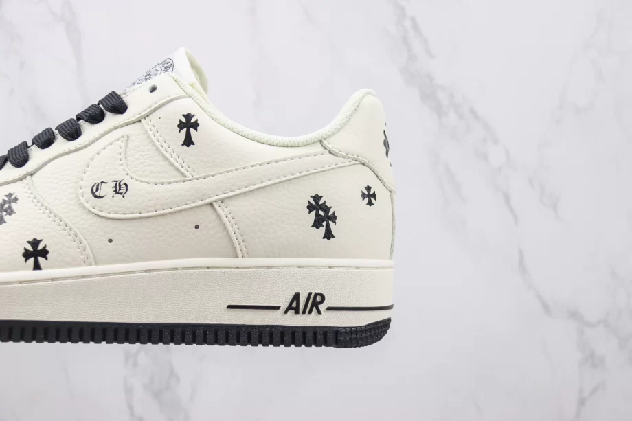 Nike AF1 Low x Chrome Hearts White Black - AF080