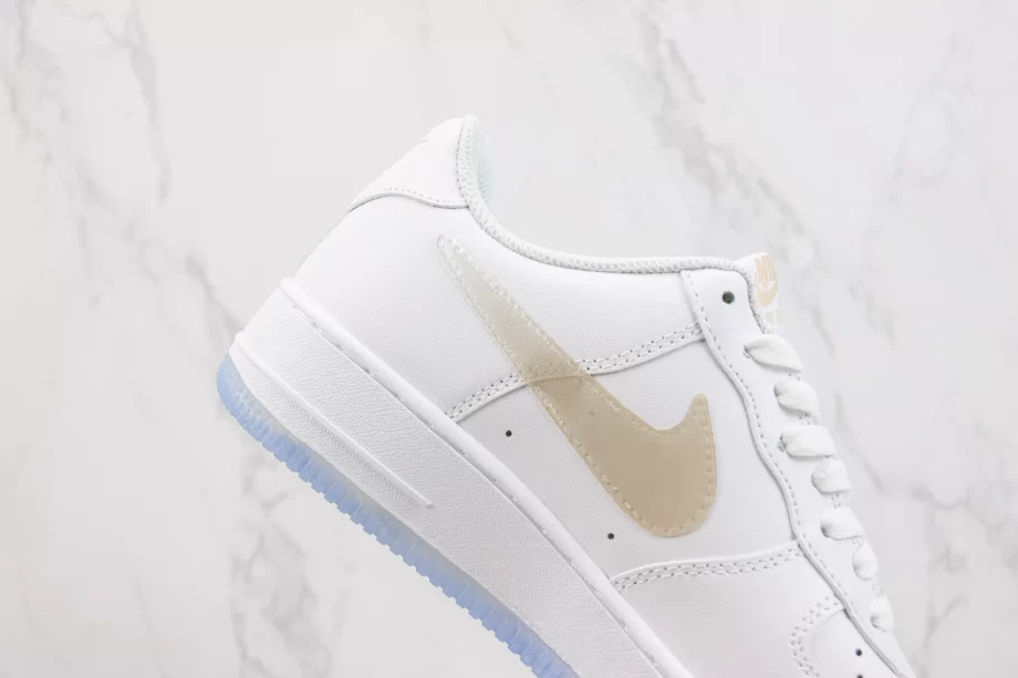 Nike Air Force 1 07 Low White Gold Blue - AF118