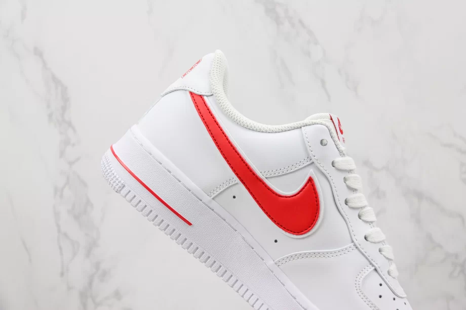 Nike Air Force 1 Low White Gym Red (GS) Kids' - AF057