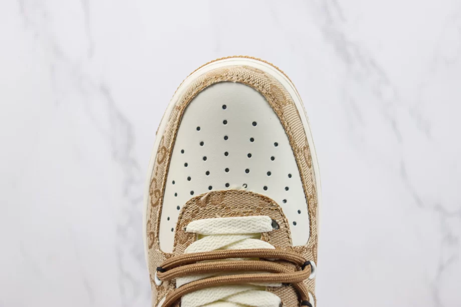 Gucci x Nike AF1 07 Low Brown Gold - AF102