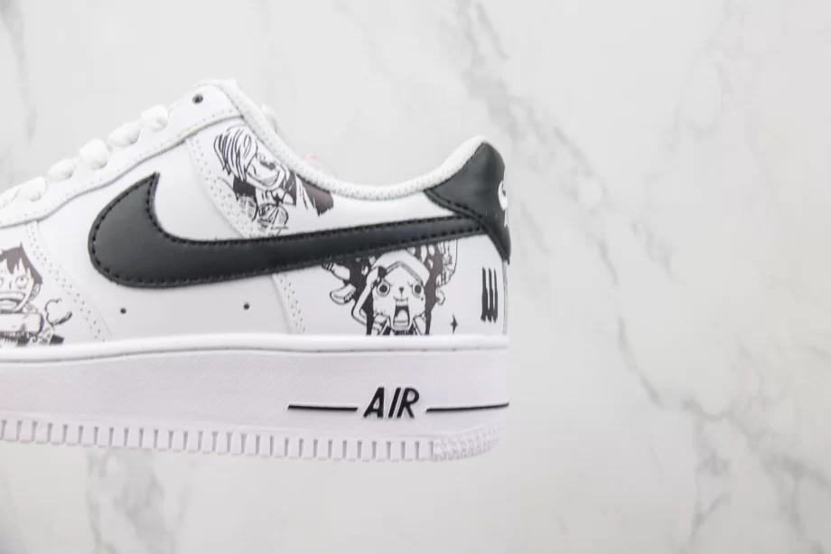 Nike Air Force 1 Low Black White One Piece - AF052