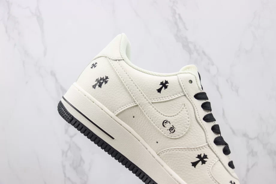 Nike AF1 Low x Chrome Hearts White Black - AF080