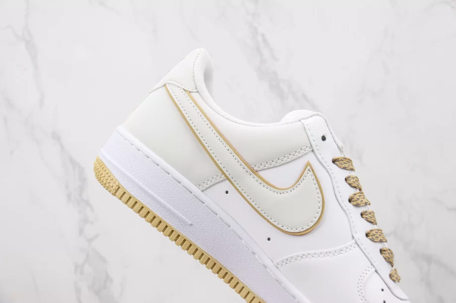 Nike Air Force 1 White Bronzine - AF050