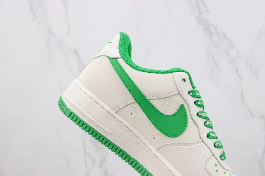 Nike AF1 Low "Supreme" White and Green - AF095