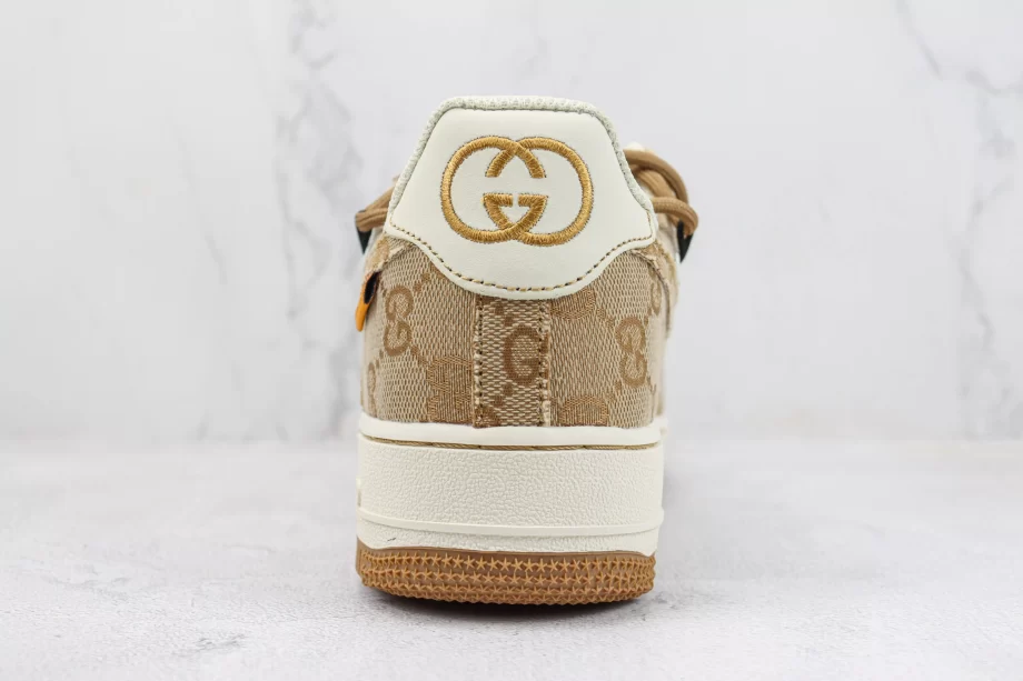 Gucci x Nike AF1 07 Low Brown Gold - AF102