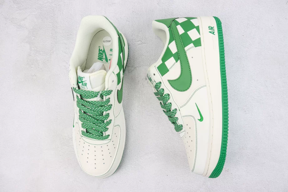 AF1 07 Low Hoops Off White Dark Green - AF111