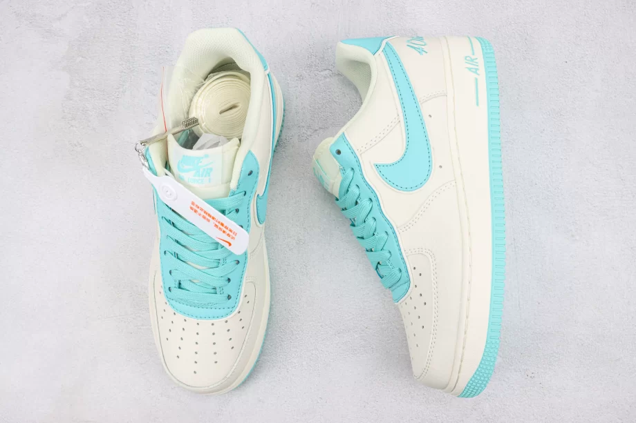 Nike Air Force 1 Low Beige Blue - AF053