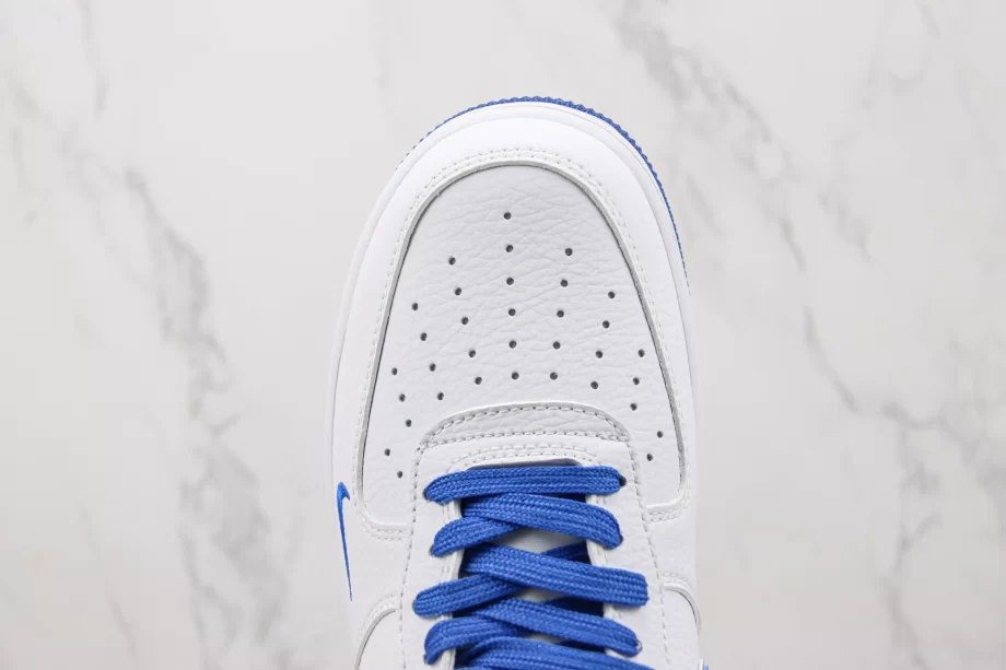 Nike Air Force 1 Low White Blue Custom - AF054