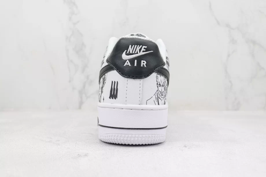 Nike Air Force 1 Low Black White One Piece - AF052