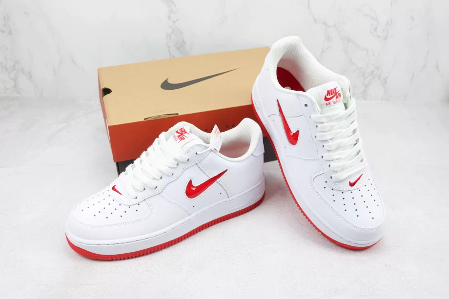 Nike AF1 Jewel 'White University Red' - AF048