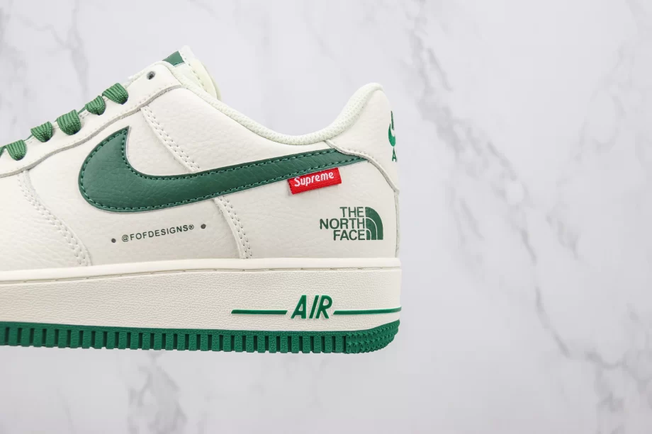 Nike AF1 Low Supreme White and Green - AF074