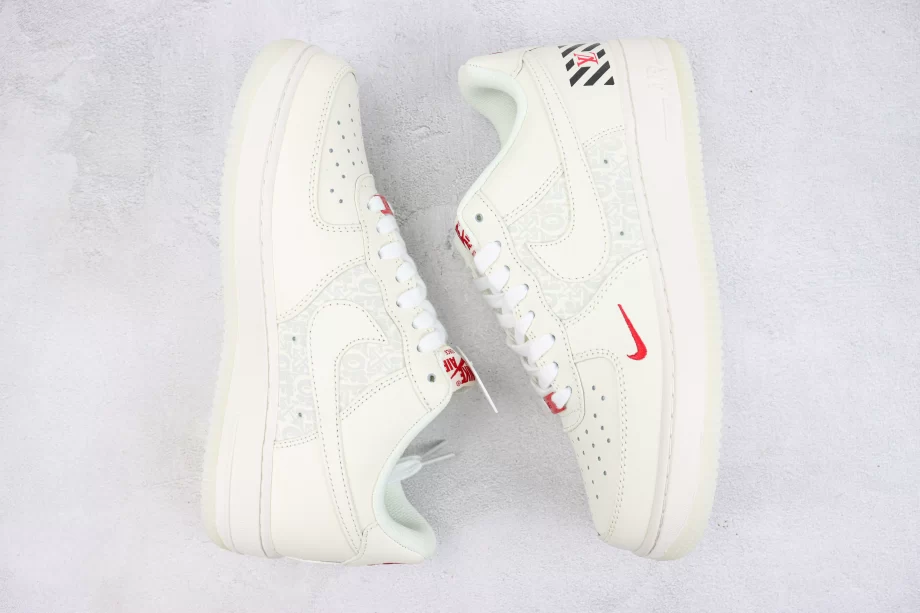 AF1 07 Low Off White Red Black 'LV' - AF109